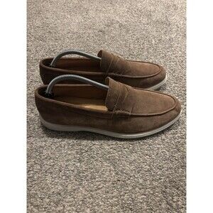 Peter Millar Excursionist Penny Loafer Brown Men’s Size 10 Suede
